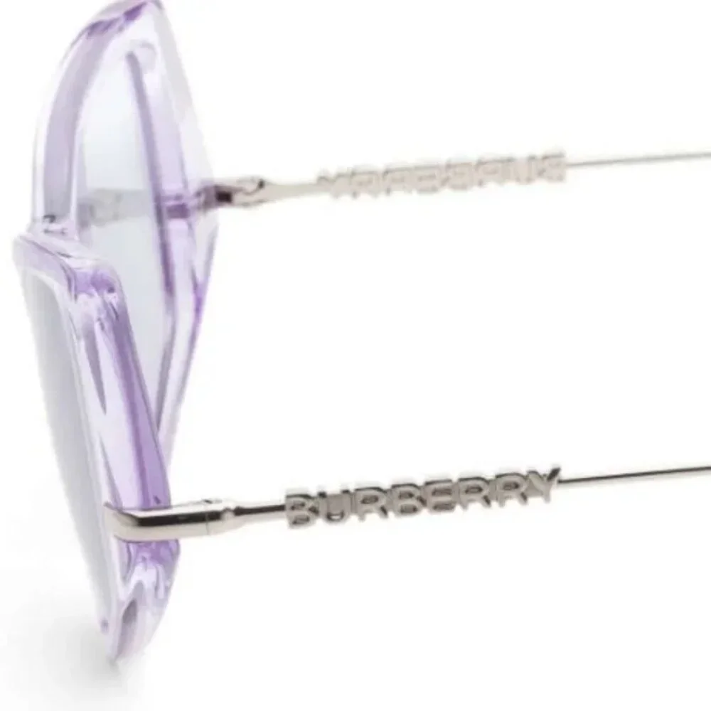 ❌SOLD❌ New Burberry Women`s Geometric 52mm Lilac Sunglasses - Picture 7 of 9